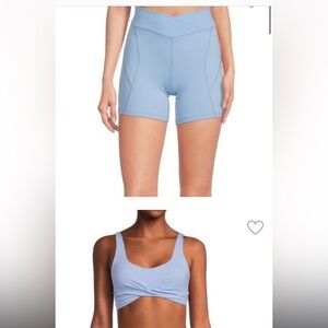 L*SPACE Carter Bike Shorts and L*SPACE
Twist Front Sports Bra
